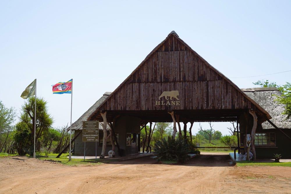 porta d'ingresso al Parco Nazionale Hlane in Eswatini