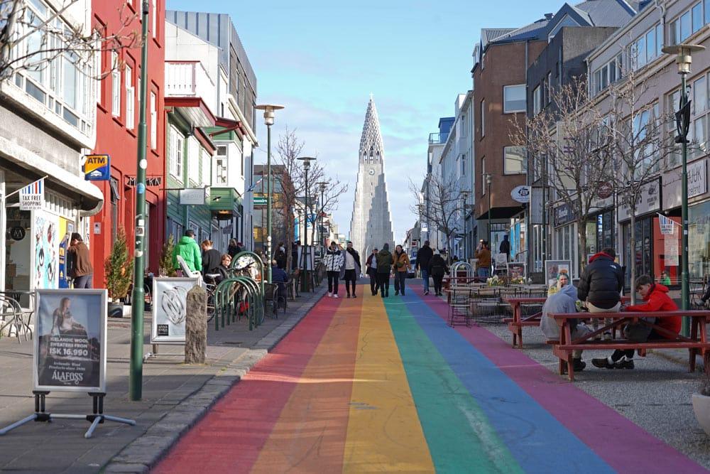 rainbow street a reykjavik