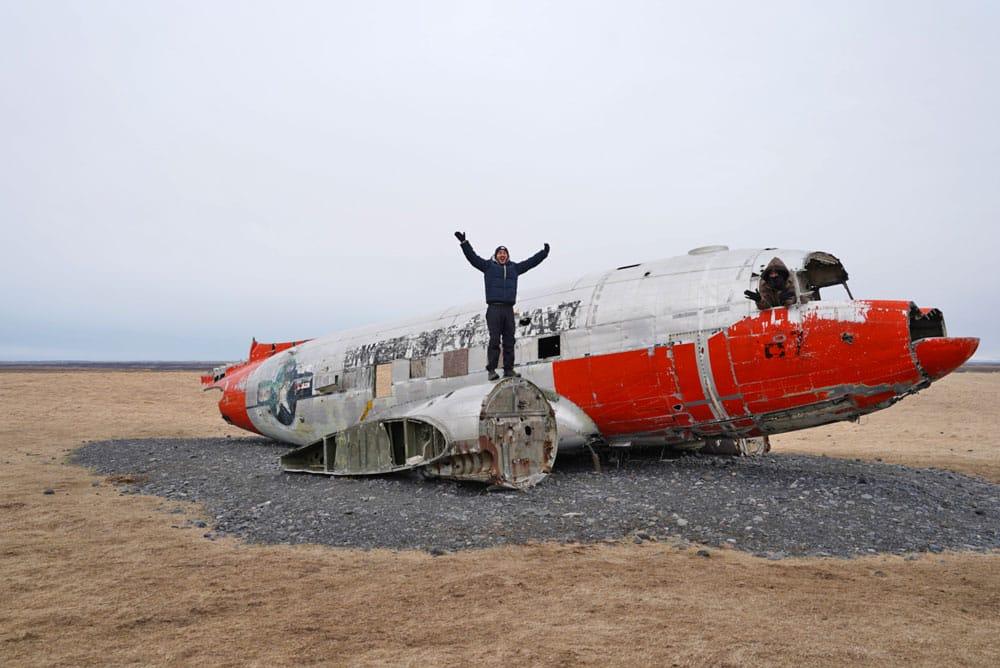 aereo abbandonato islandia