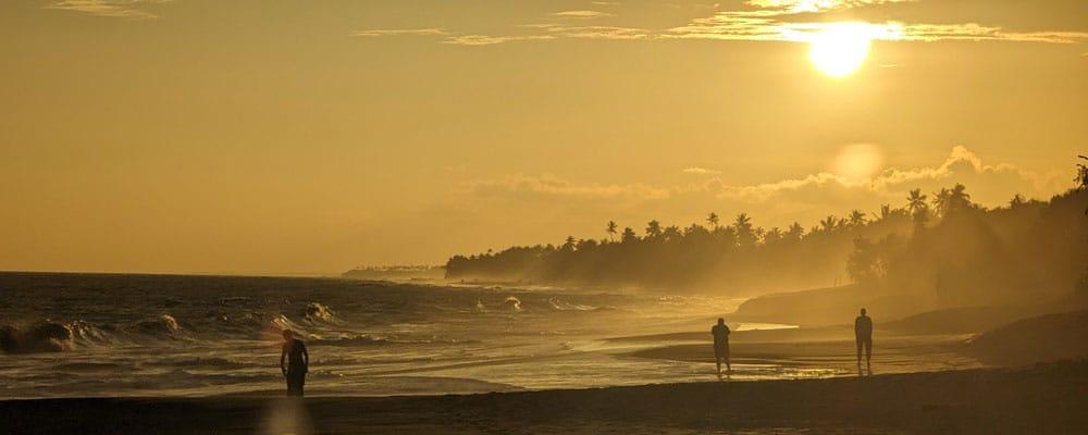 itinerario Sri Lanka tramonto sulla spiaggia di Kalametiya