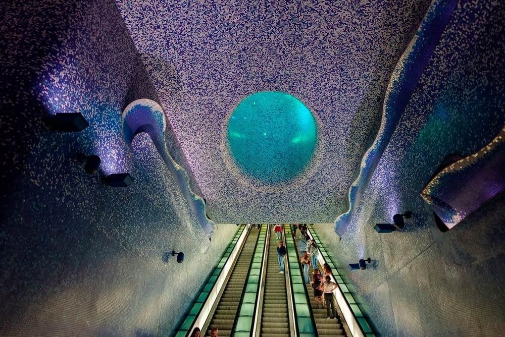 metropolitana di Napoli. Fermata Toledo