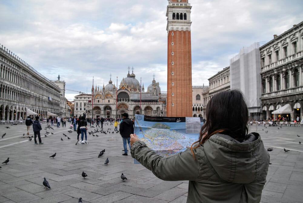 mappa di Venezia piazza San Marco