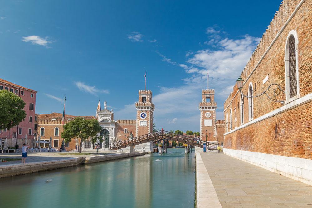 Arsenale di Venezia nel quartiere Castello
