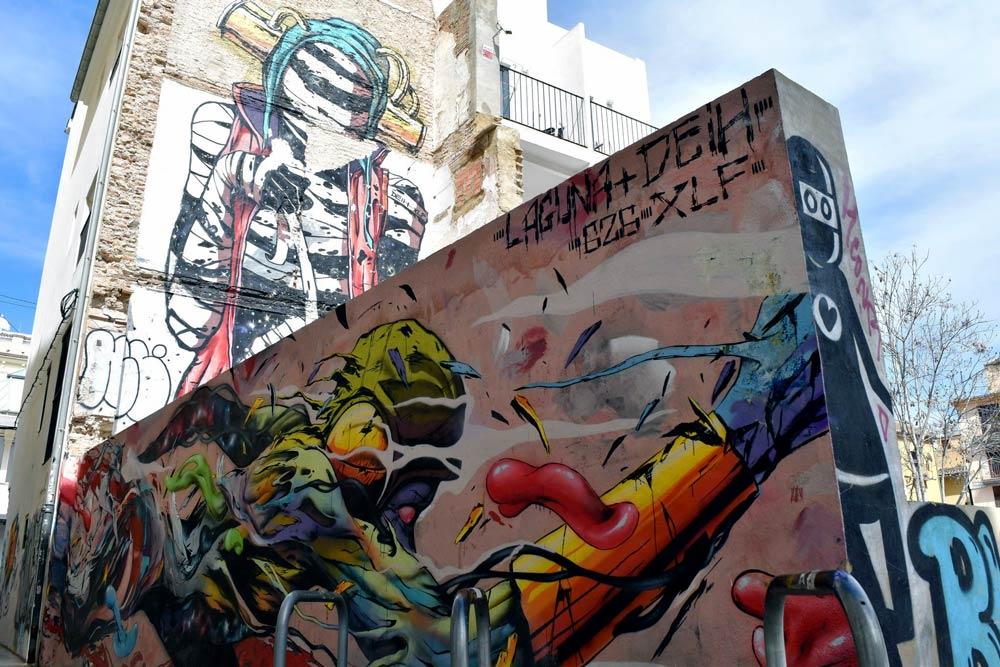street art nel quartiere del Carmen a Valencia
