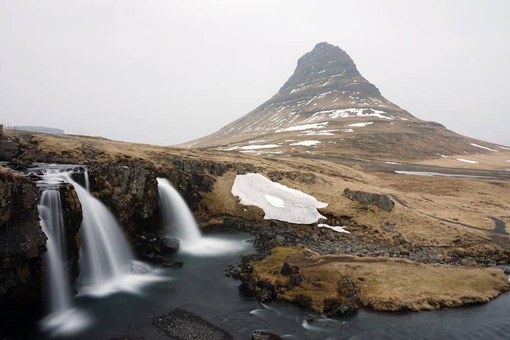 cascata Kirkjufellsfossar in Islanda