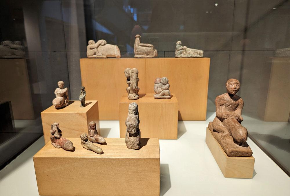 Statue erotiche Museo Egizio di Barcellona