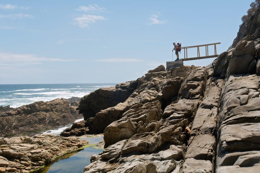 Otter Trail nel Parco Nazionale Tsitsikamma in Sudafrica