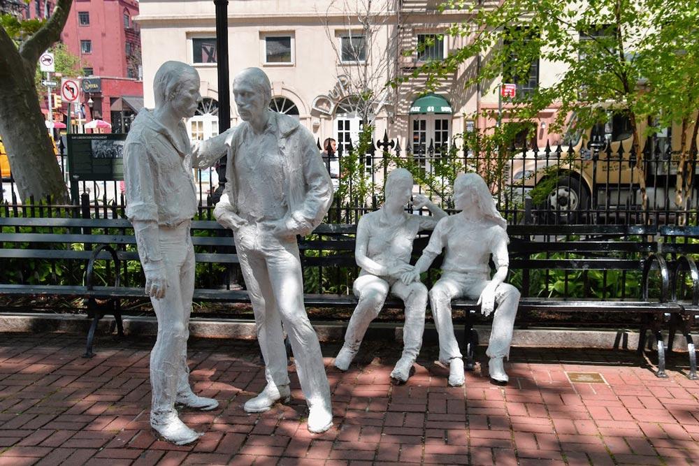 statue greenwich village