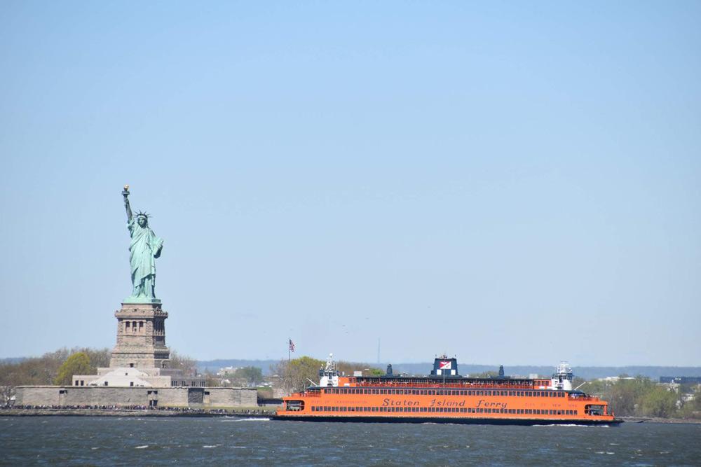 traghetto a Staten Island Lower Manhattan