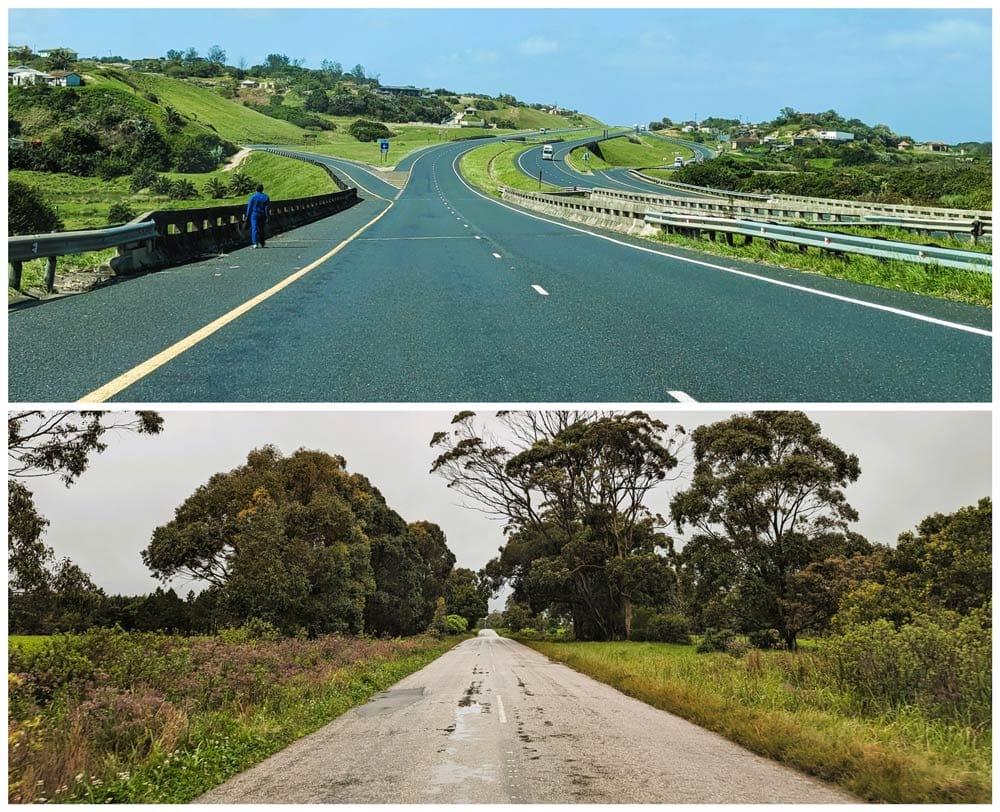strade in Sudafrica
