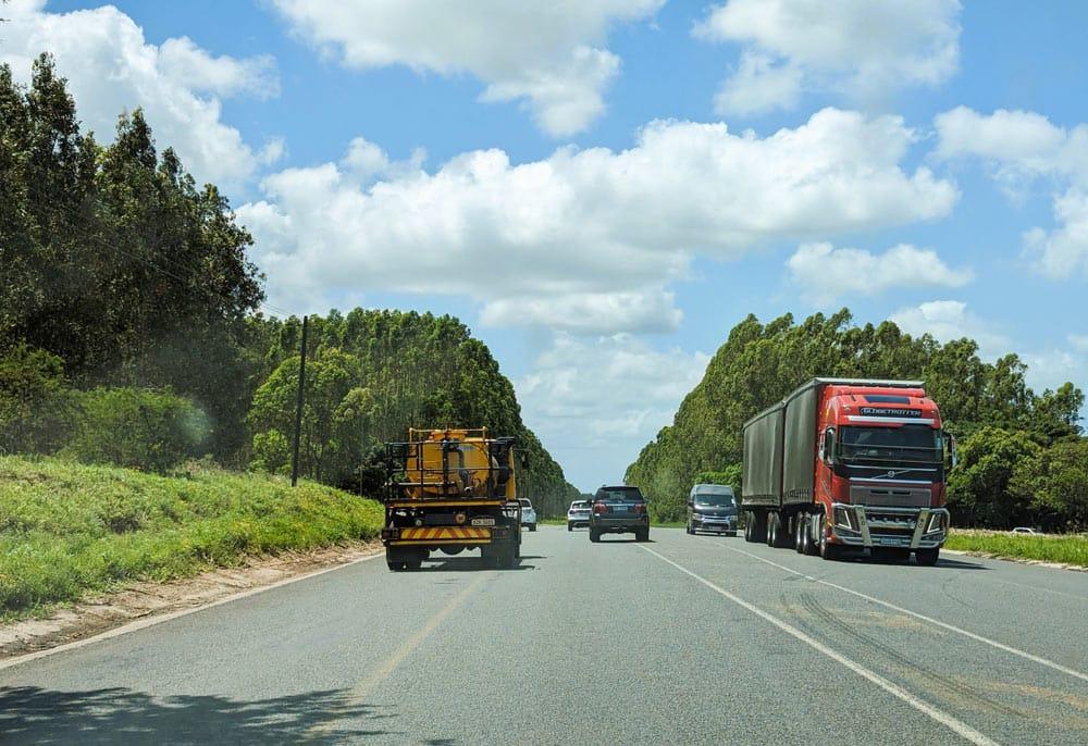 come superare sulle strade del Sudafrica