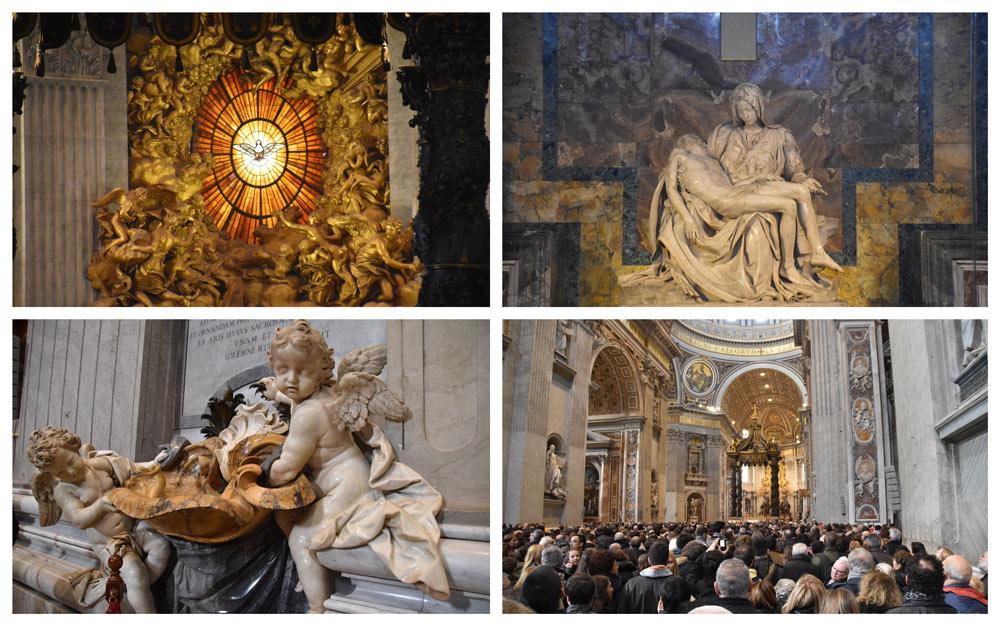 interno basilica San Pietro
