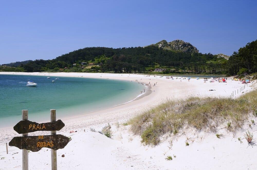 spiaggia di Rodas alle Isole Cíes