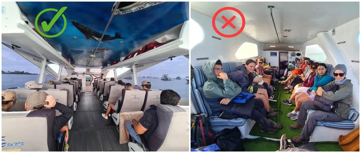 traghetto alle Galápagos
