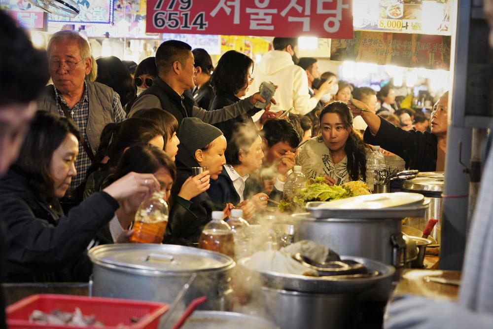 presupuesto viaje a Corea comida