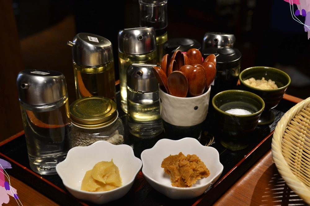 salsas de la cucina japonesa