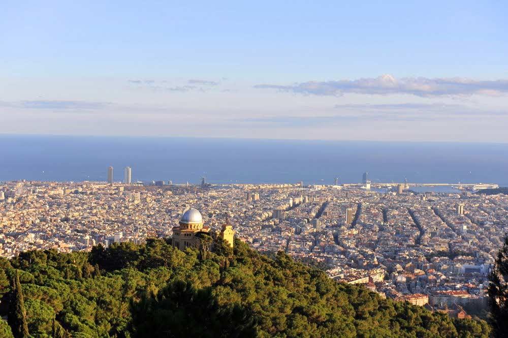mejores miradores de Barcelona Tibidabo