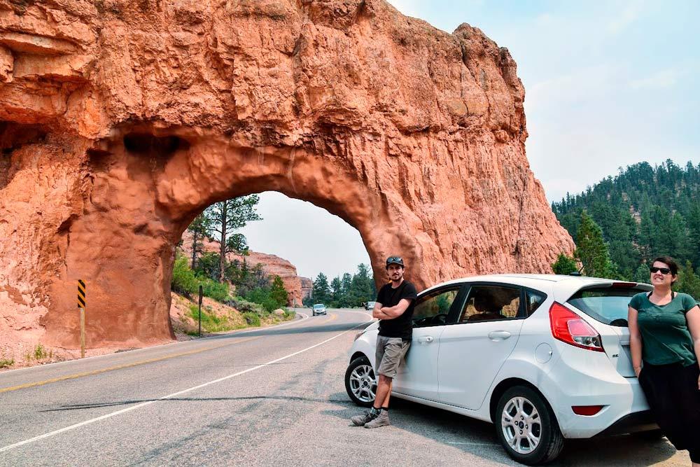 viaggio in auto per la costa ovest degli Stati Uniti