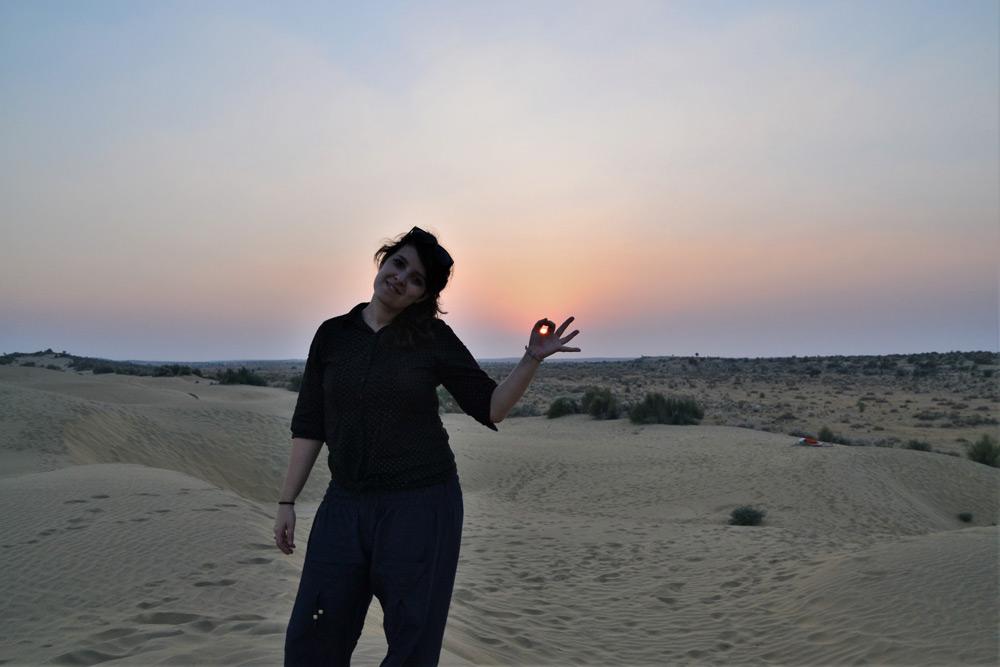 tramonto deserto Thar