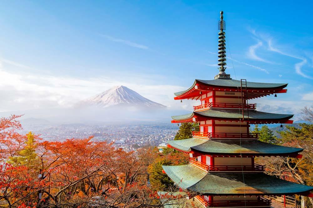 Momiji Giappone ottobre