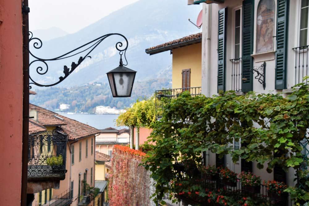 Strada a Bellagio sul Lago di Como