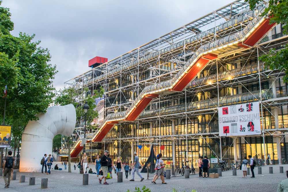 edificio Centro Pompidou Parigi