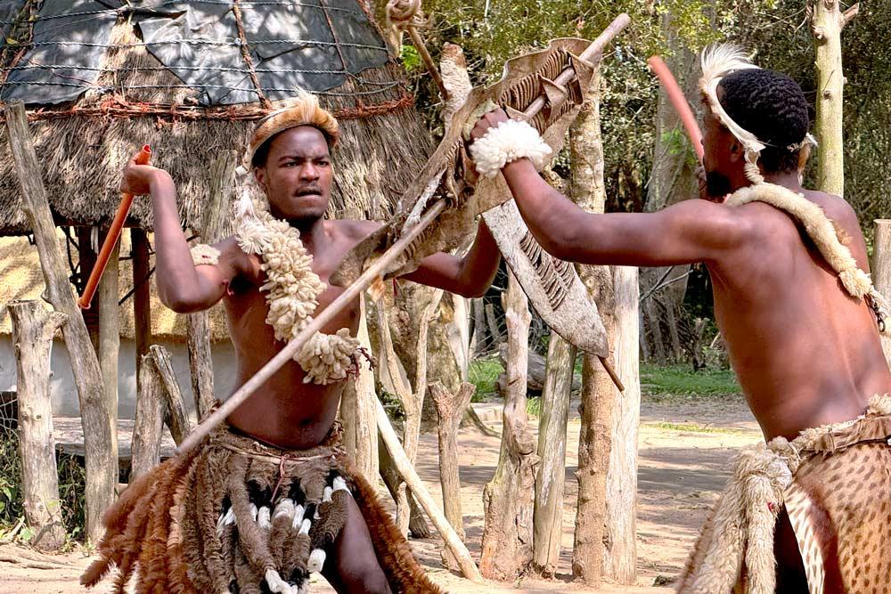 Villaggio Zulu in Sudafrica