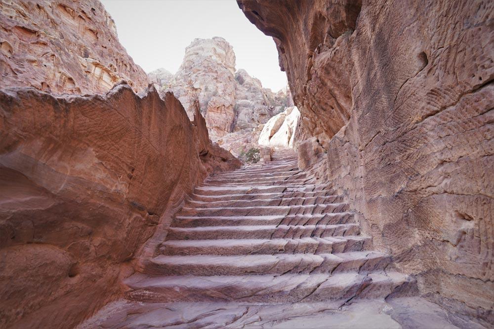 scale percorso tesoro Petra