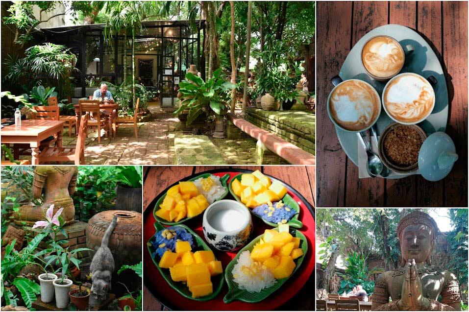 cafetería bonita en Chiang Mai