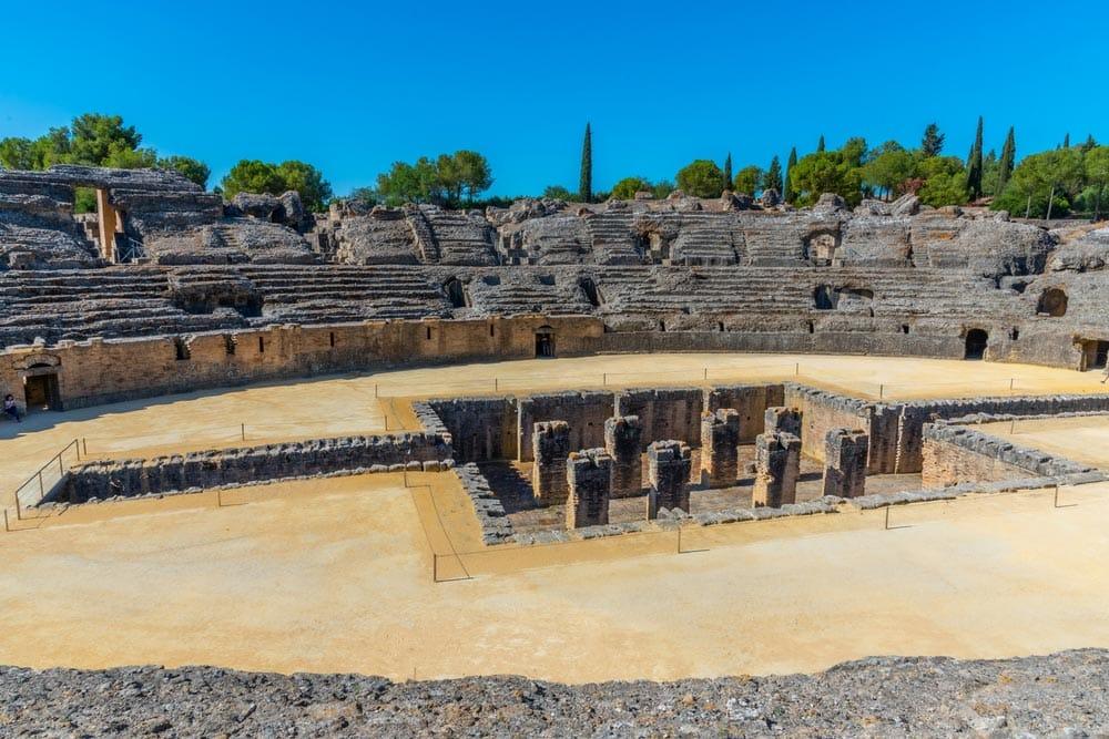 anfiteatro romano in Itálica, escursione da Siviglia