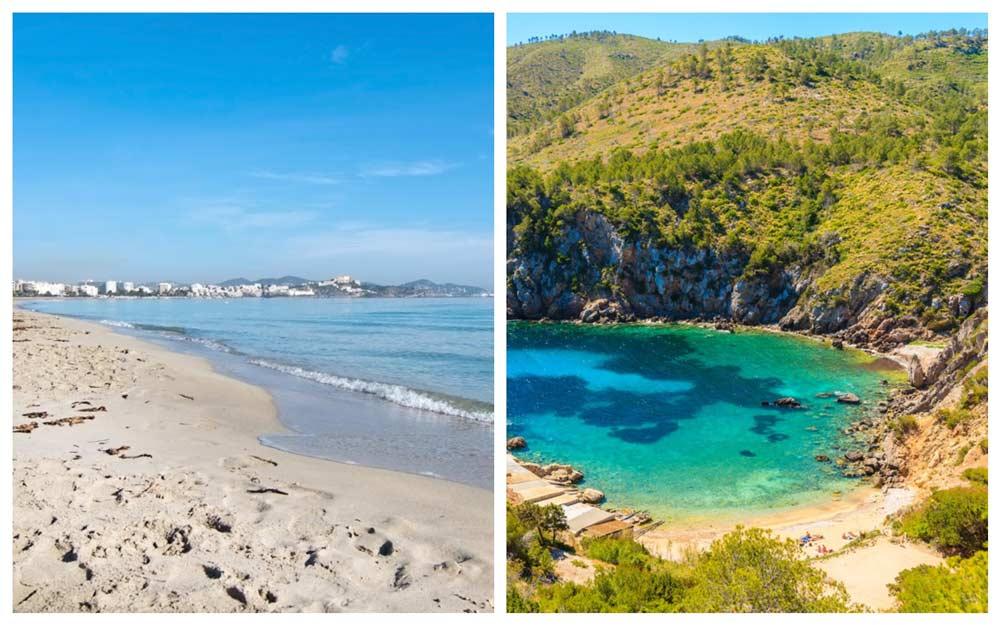 Spiaggia d'en Bossa e Cala d'Hort a Ibiza