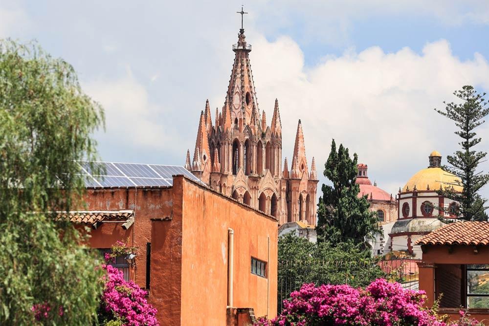 Cattedrale di San Miguel de Allende in Messico