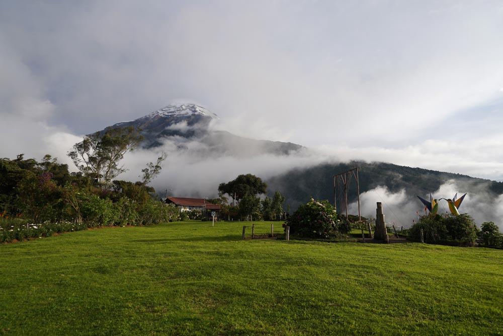 vistas volcán Tungurahua Ecuador