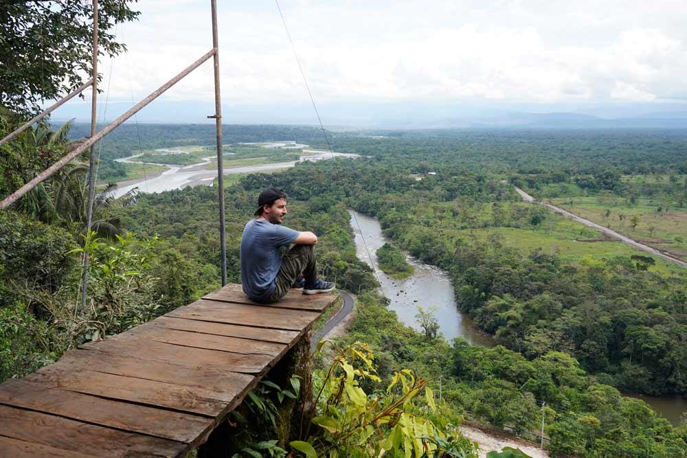 escursione nella giungla dell'Amazzonia in Ecuador