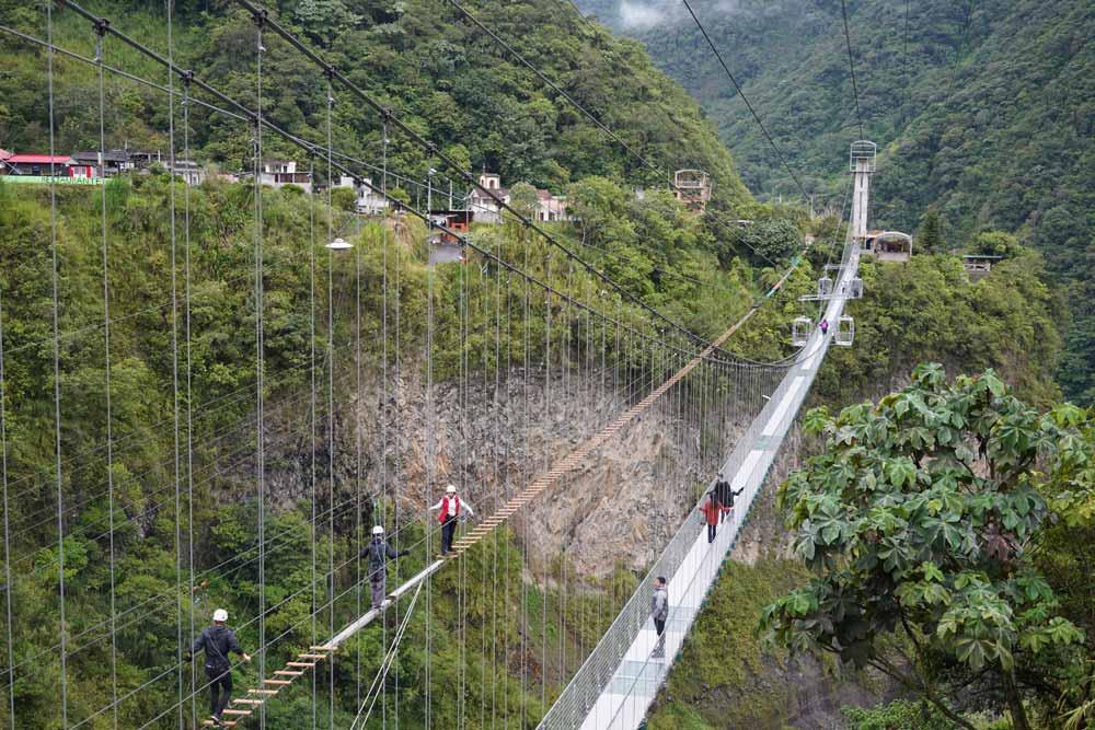 attività di avventura Baños Ecuador
