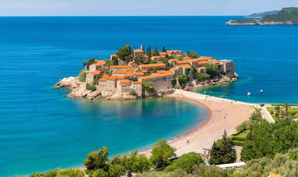 cosa vedere in Montenegro isola Sveti Stefan
