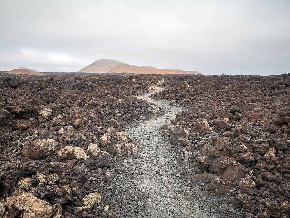 La ruta della Caldera Blanca a Lanzarote