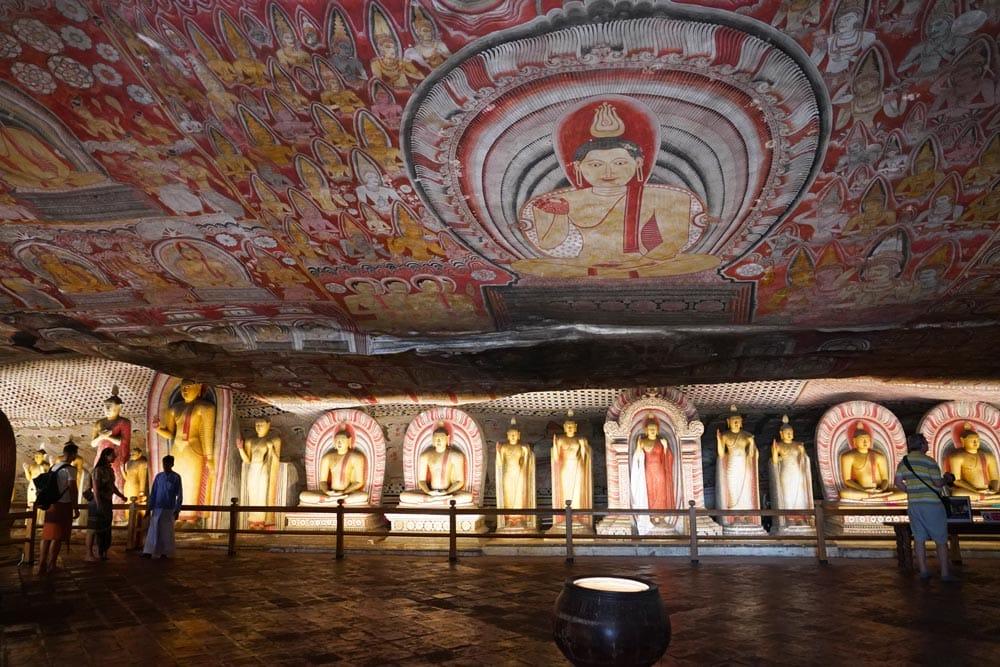 La nostra visita alle Grotte di Dambulla