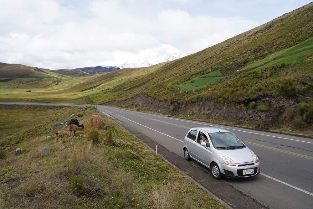 Consigli per noleggiare un'auto in Ecuador e guidare