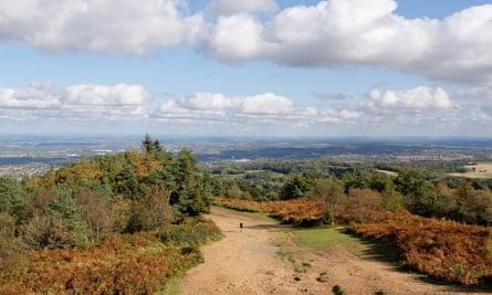 A view to the north from the Wrekin