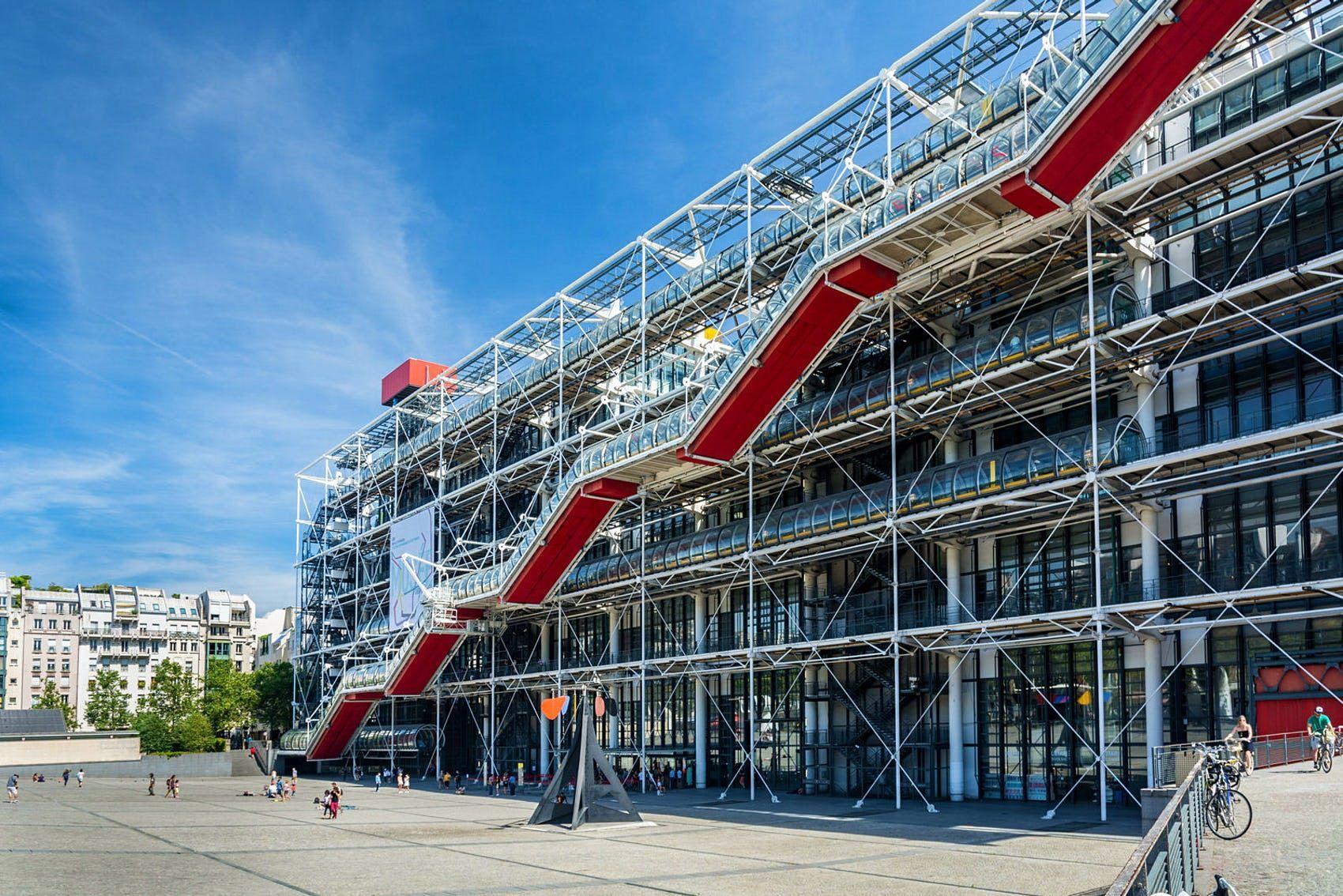 Il Centre Pompidou ospita un trionfo d’arte moderna, spazi espositivi e gallerie © Pics Factory / Shutterstock