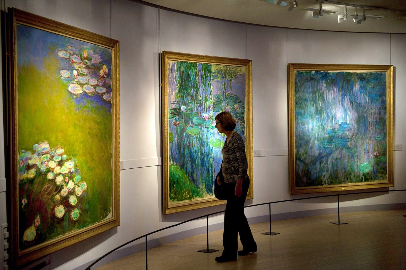 La ninfee dell’artista francese Claude Monet al Musée Marmottan Monet © ETIENNE LAURENT / AFP / Getty Images