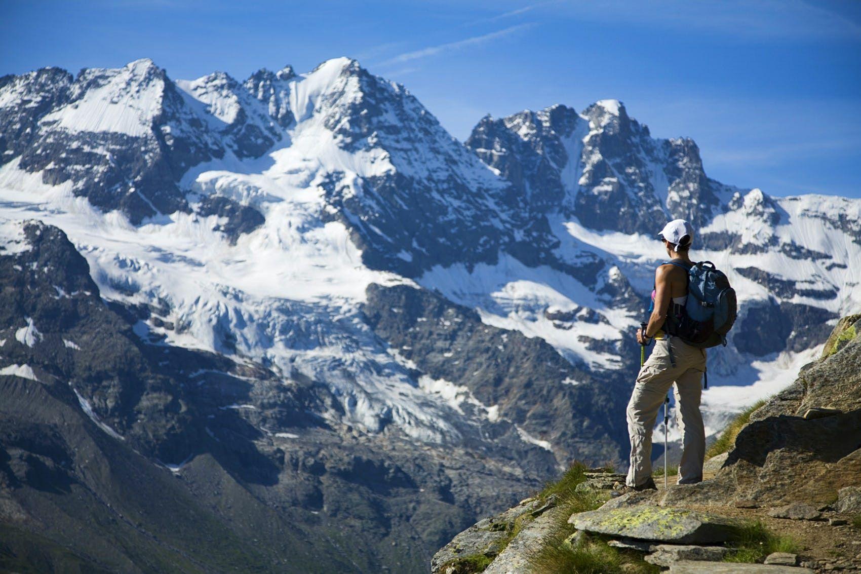 Vedute spettacolari delle Alpi del Gran Paradiso dalla traversata Sella-Herbetet © Andrew Peacock / Getty Images