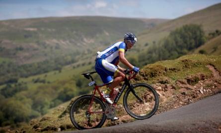 Breathing fire: a rider competes in last year's Dragon Ride.
