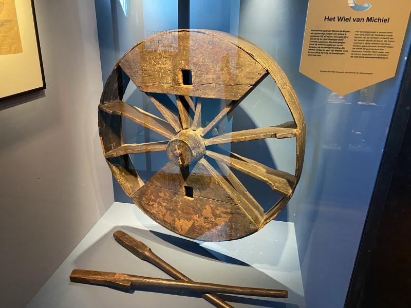 Wiel van Michiel in Muzeeum Vlissingen