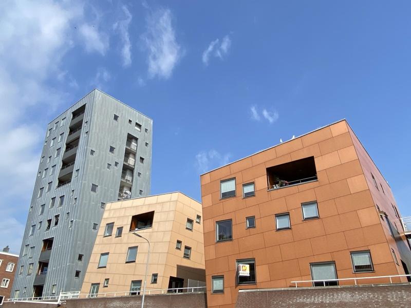 Scheve flats in Vlissingen