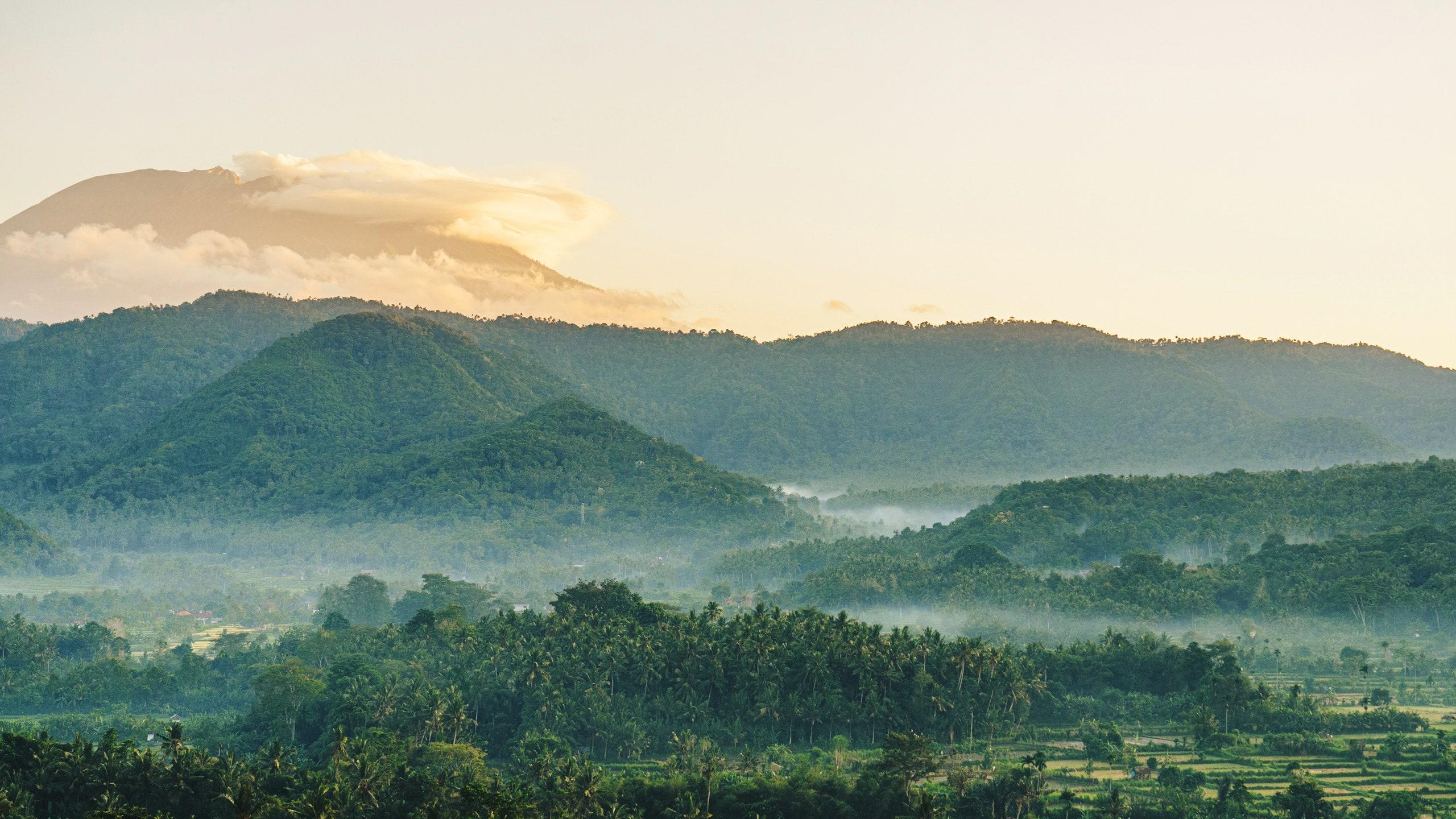 valley in east Bali